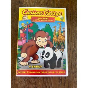 Curious George Zoo Night DVD 2006 Animated Movie Kids TV Series PBS Pre-Owned
